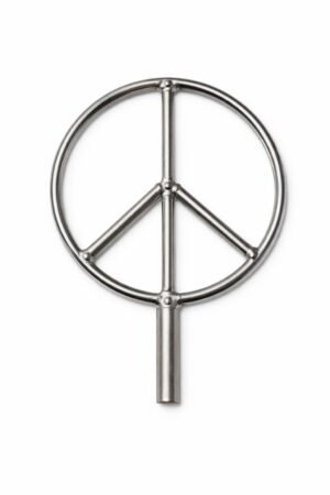 Peace Symbol for Cubby's Bottle Trees!